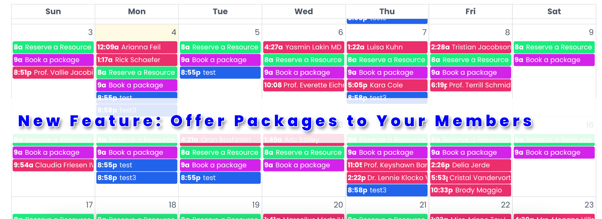 Introducing Resource Packages: Simplify and Enhance Your Booking Options